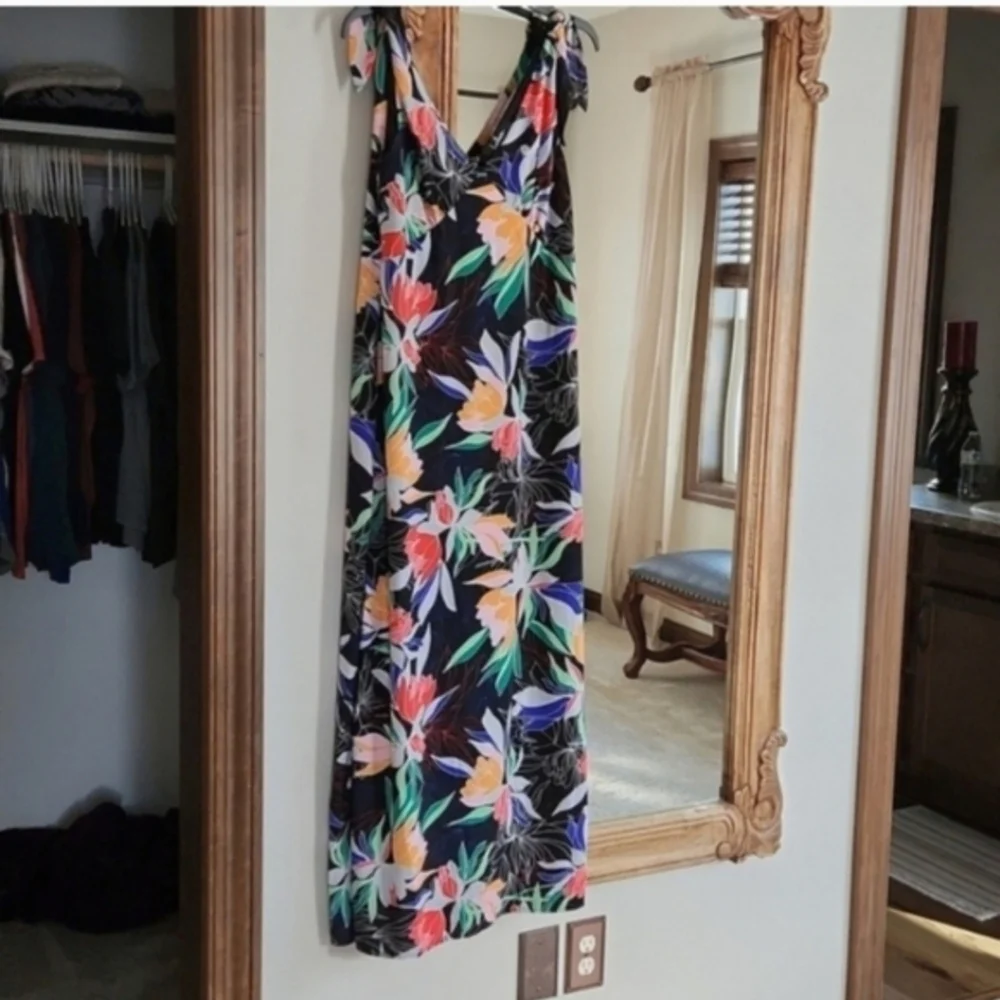 Lulus Multi Floral Black Maxi Dress - Picture 2 of 6
